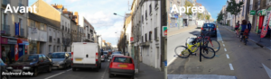 Aménagement cyclable Boulevard Dalby